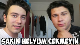 ENES BATUR  HELYUM GÜLMEME CHALLANGE  SAKIN DENEMEYİN [upl. by Ecnaralc]