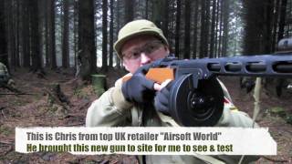 Airsoft PPSh41 Scoutthedoggie Gets To Try The First in The UK [upl. by Matelda]