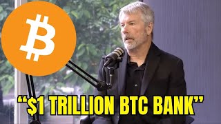 “MicroStrategy Aims to Be 1 Trillion Bitcoin Bank”  Michael Saylor [upl. by Ricketts411]