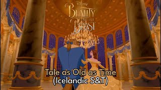 Beauty and the Beast  Tale as Old as Time Icelandic SampT [upl. by Chui]