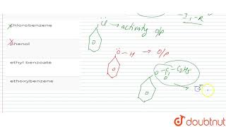 Which one of the following compounds will undergo meta substitution mainly on monochlorination [upl. by Eidnac]