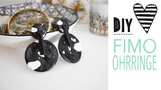 DIY Ohrringe mit Fimo selber machen [upl. by Elvis165]