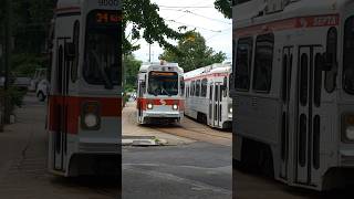 THE return of SEPTA trolley 9000 on the streets [upl. by Zetrom]