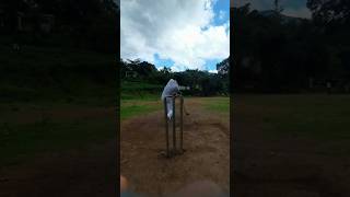 පහර නම් ඔන්න පහර👌👌👌Brilliant lofted straight drive shot🤫🤫🤫 cricket meemure [upl. by Emiaj]