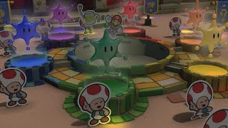 All Prisma Dances  Paper Mario Color Splash Walkthrough [upl. by Annawal176]