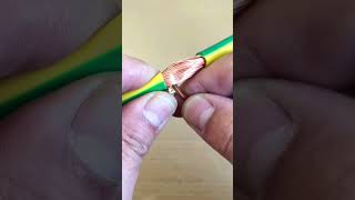 How to Joint Electric Wires  Amazing idea shorts hacks shortvideo [upl. by Orabel320]