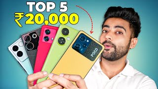 TOP 5 Smartphone Under Rs 20000 [upl. by Egiaf]