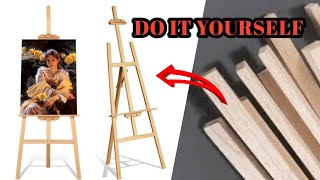 How to make a wooden easel for drawing boards step by step [upl. by Soll273]