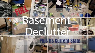 Full Basement Declutter [upl. by Ellenahc]