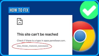 How to Fix DNSPROBEFINISHEDNXDOMAIN in Chrome [upl. by Ellehcrad]