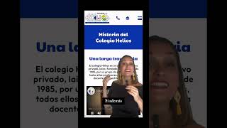 Nueva página web para Colegio Helios LEliana  Valencia [upl. by Kreager]