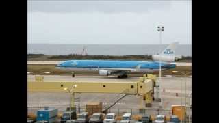 KLM MD11 Landing at Curacao [upl. by Rehtae]