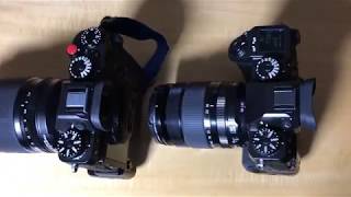 🤓 FUJI XH1 vs XT2 side by side comparison [upl. by Regdirb]