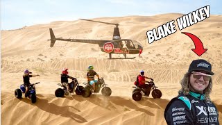 Mini RCR ETrikes Tearing up Glamis with Blake Wilkey [upl. by Heise]