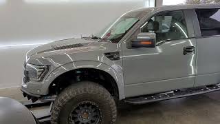 SVT Raptor wrapped in Nardo grey  Gloss Rock Grey [upl. by Sexela]