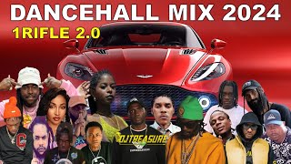 LATEST DANCEHALL MIX 2024  1RIFLE  VYBZ KARTEL MASICKA NAJEERIII SQUASH KRAFF  DJ TREASURE [upl. by Claudia187]