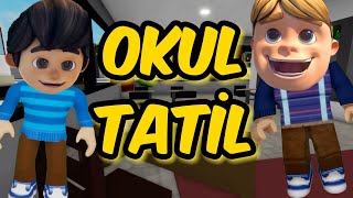 OKULLAR TATİLE GİRDİ ROBLOX TAYFA Roblox Brookhaven 🏡Rp [upl. by Eeliab975]