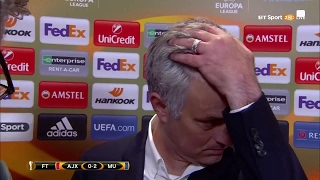 Classic Jose Mourinhos full interview after Manchester United win the Europa League [upl. by Eisaj]