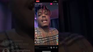 Juice WRLD IG Live Freestyle OVERSEER SNIPPET [upl. by Keverian]