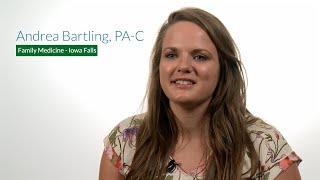 Andrea Bartling PAC – Family Medicine in Iowa Falls Iowa  McFarland Clinic [upl. by Ailaro229]