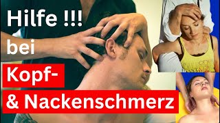 Partner Massage Akupressur amp Physiotherapie So helft ihr euch selbst  Teil 1 Kopfamp Nacken [upl. by Siver]