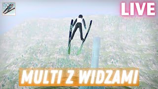 Fine Ski Jumping  Multi z widzami 🔴LIVE [upl. by Brittaney]