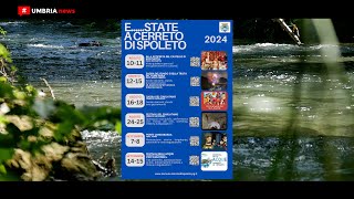 Estate a Cerreto di Spoleto  Il programma di eventi UMBRIAnews [upl. by Shifra593]