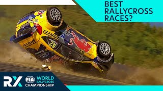 BEST of RALLYCROSS World RX crashes epic overtakes roll overs spins and more [upl. by Ojadnama]