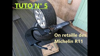 Comment retailler des pneus Michelin R11 pour le rallye en Mixte ou pluie sur 106 16s N2 [upl. by English]