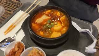 Me wife go to Korean food court eat ToFu beef soup [upl. by Alema]