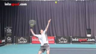 Tennis Serve Slice Serve Technique [upl. by Idette]