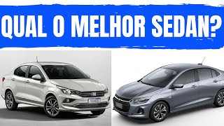 FIAT CRONOS PRECISION 13 AUTOMÁTICO 2023 VS CHEVROLET ONIX LTZ 10 TURBO 2023 QUAL ESCOLHER [upl. by Nibbs]