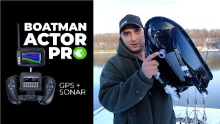 ЛОДКАТА С GPS И СОНАР  BOATMAN ACTOR PRO  ЪПГРЕЙТ НА ОБОРУДВАНЕТО [upl. by Uda]