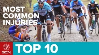 Top 10 Most Common Cycling Injuries [upl. by Nomi480]