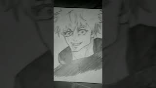 Anime lovers present Here 🙋‍♂️👍 gojosatorufanart gojo pencilsketch jordanarts animeart anime [upl. by Hernando]