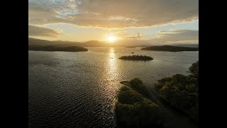 SUNRISE FLIGHT AT LUSS LOCH LOMOND [upl. by Tillo]