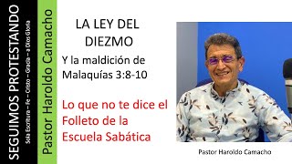 El pastor Haroldo Camacho repasa la ley del diezmo en el Antiguo Testamento [upl. by Einalam468]