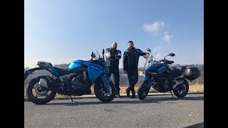 CFMOTO 650MT vs CFMOTO 650GT Journeyman motoonline porovnání technika a jízda [upl. by Stanly]