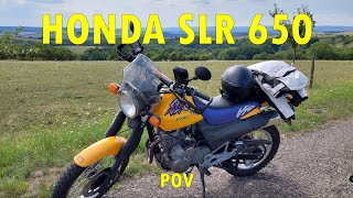 HONDA SLR 650 POV camera test [upl. by Gittel]