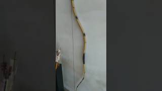 Laminated Recurve Bamboo Bow by Demerval wood bow archerybow archery bowandarrow arcoeflecha [upl. by Ethelbert936]