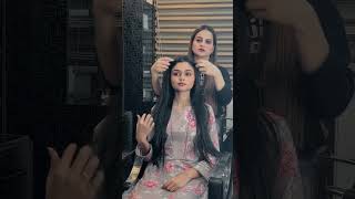 makeup hairnationbykuldeephairstylist hairstyle indianhairworld subcribe [upl. by Latsyrd]