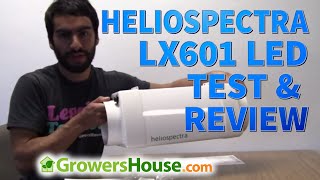 Heliospectra LX601C LED Grow Light Review amp Unboxing PAR Test [upl. by Laucsap]