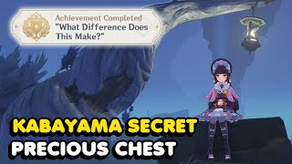 Kabayama Secret Precious Chest In Genshin Impact quotWhat Difference Does This Makequot Achievement [upl. by Nyrahs]