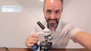 Best Homeschool Microscope  AmScope Microscope Review [upl. by Ocirrej778]