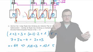 2024 11 11 Computertechnik Skript S 59  60 Ripple Carry Addierer und Subtrahierer [upl. by Ahkos]