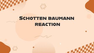 Benzoylation  Schotten Baumann reaction  mechanism  JEE mains  advanced NEET [upl. by Monk]