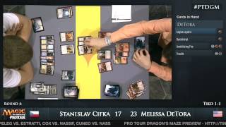 Pro Tour Dragons Maze  Day 1 Round 6 [upl. by Bedelia]