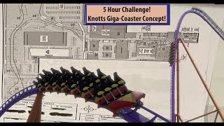 Knotts Berry Farm 20232024 GigaCoaster Concept No Limits 2 CONCEPT [upl. by Sammer]