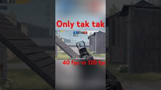 40 fps vs 120 fps ytshortytshortreelspubgpubgmobilepubgmobilebgmi [upl. by Adnyc]