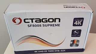 Octagon SF8008 Supreme 4K Enigma2 Linux Uydu Alıcı [upl. by Lemrej]